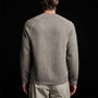 Cashmere Double Bed Raglan Crew in Cement/Stone | James Perse Los Angeles