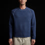 Cashmere Double Bed Raglan Crew in Prussian/Storm | James Perse Los Angeles