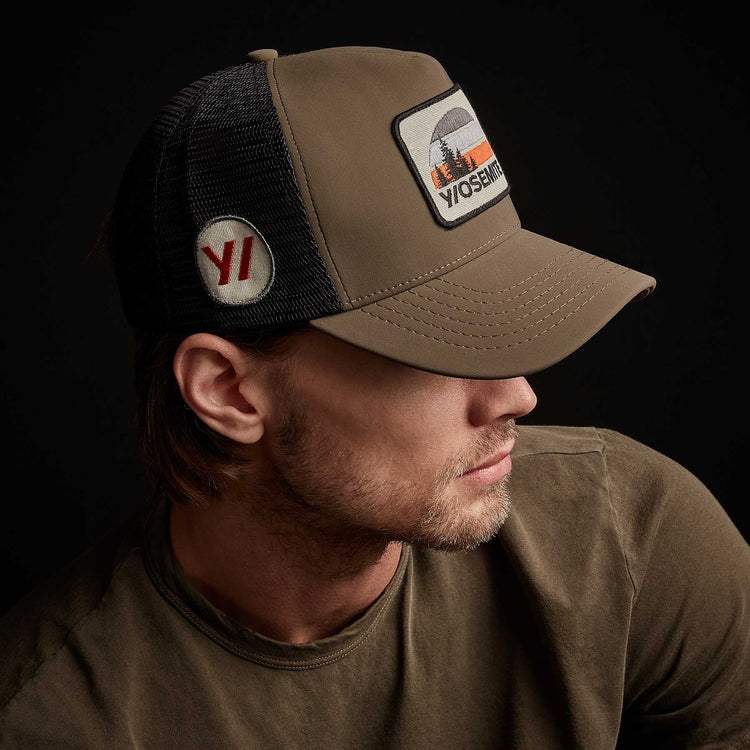 Y/OSEMITE Patch Trucker in Tent | James Perse Los Angeles