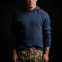 Cotton Wool Thermal Hoody in Navy | James Perse Los Angeles