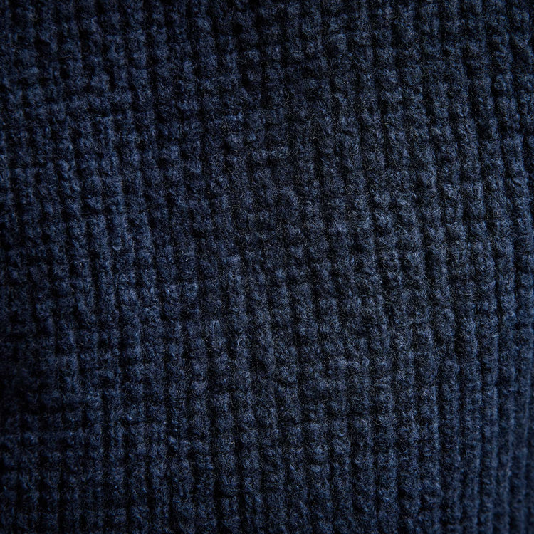 Cotton Wool Thermal Hoody in Navy | James Perse Los Angeles