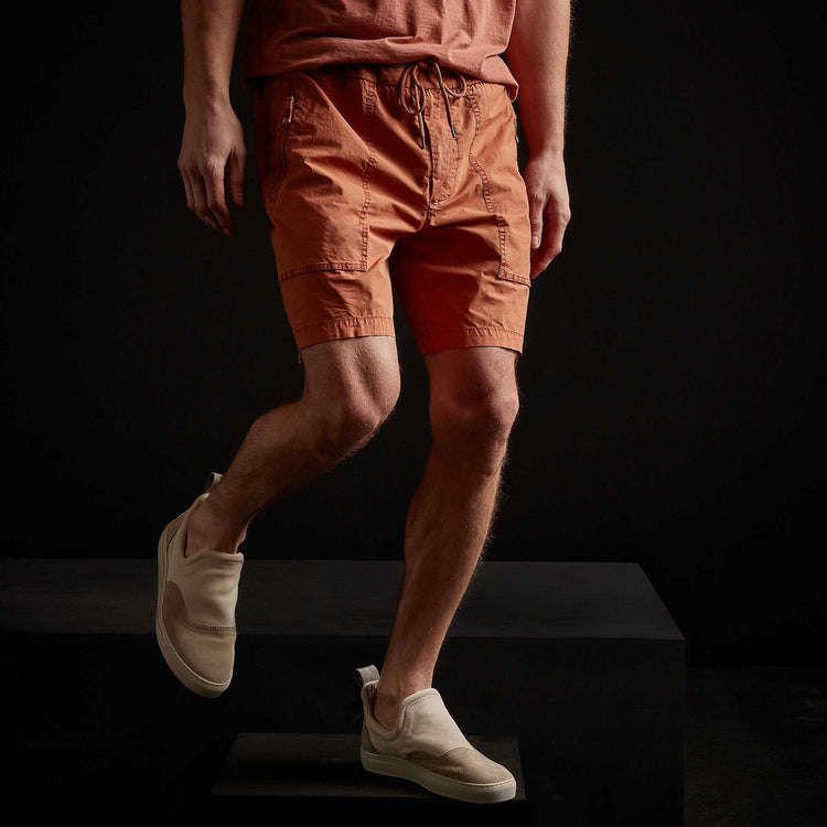 Zipper Pocket Short in Marigold Pigment | James Perse Los Angeles