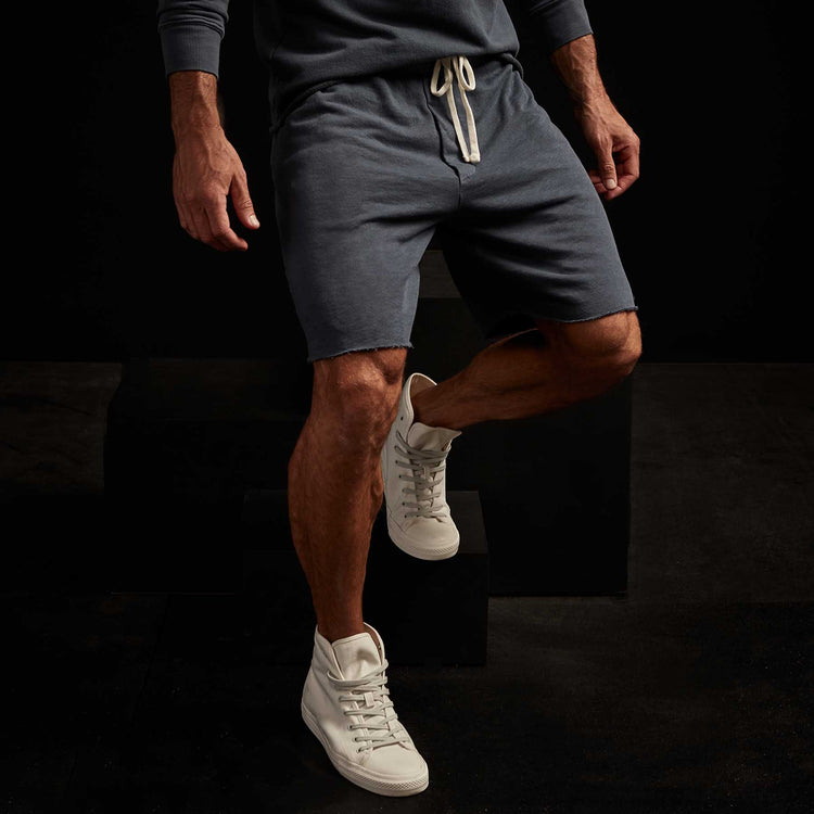 Vintage French Terry Contrast Waist Short - Maine Pigment | James Perse Los Angeles