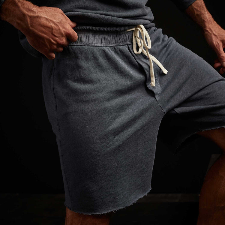 Vintage French Terry Contrast Waist Short - Maine Pigment | James Perse Los Angeles