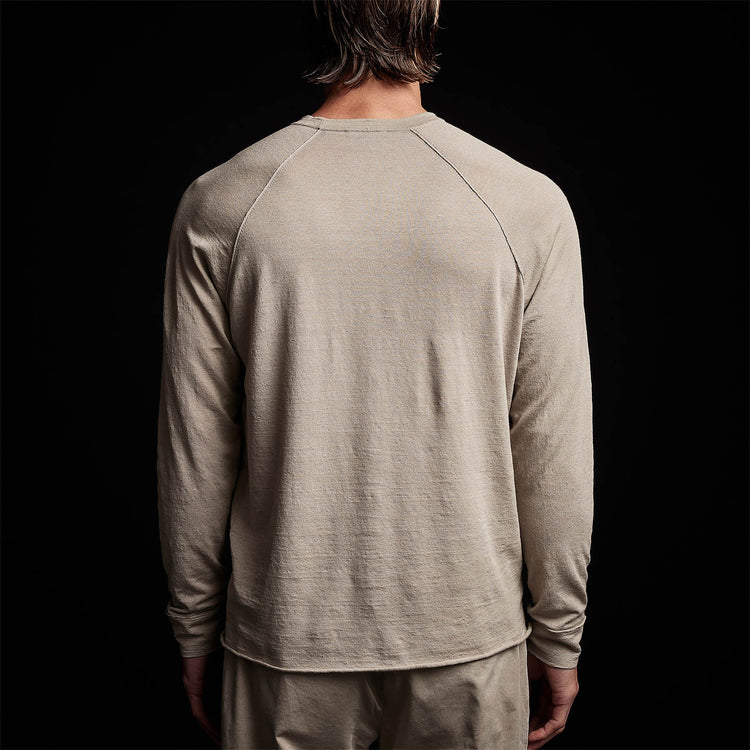 Linen Blend Raglan Sweater in Mineral | James Perse Los Angeles 