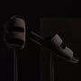 Binding Velcro Slide - Black/Black | James Perse Los Angeles