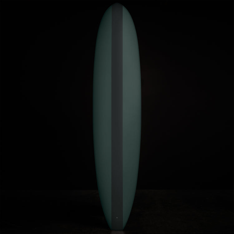 Classic Longboard 7' X 10" In Matte Green & Tonal Stripe | James Perse Los Angeles