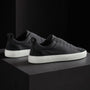 Solstice Low Top Skate Sneaker in Black/Black | James Perse Los Angeles