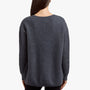 Cashmere Silk Oversized Sweater In Indigo | James Perse Los Angeles