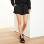 Luxe Lotus Jersey Lounge Short - Black | James Perse Los Angeles