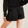 Luxe Lotus Jersey Lounge Short - Black | James Perse Los Angeles