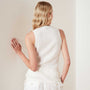 Cotton Linen Sweater Tank In White | James Perse Los Angeles