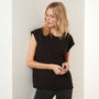 High Twist Jersey Shell Tank in Black | James Perse Los Angeles