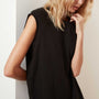 High Twist Jersey Shell Tank in Black | James Perse Los Angeles