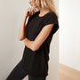 High Twist Jersey Shell Tank in Black | James Perse Los Angeles