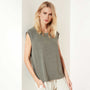 High Twist Jersey Shell Tank - Signet Pigment | James Perse Los Angeles