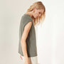 High Twist Jersey Shell Tank - Signet Pigment | James Perse Los Angeles