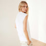 High Twist Jersey Shell Tank in White | James Perse Los Angeles