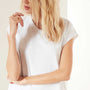 High Twist Jersey Shell Tank in White | James Perse Los Angeles