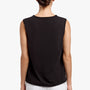 Vintage Pocket Tank In Black | James Perse Los Angeles