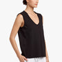 Vintage Pocket Tank In Black | James Perse Los Angeles