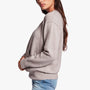 Crossover Cashmere Sweater In Silver Wheat | James Perse Los Angeles