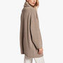 Oversized Shawl Cardigan In Taupe Melange | James Perse Los Angeles