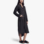 Tie Waist Shirt Dress In Carbon | James Perse Los Angeles