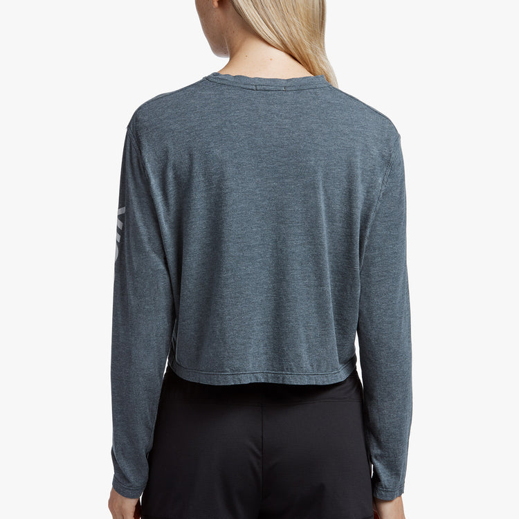 Y/OSEMITE Tech Jersey Cropped Tee In Petrol | James Perse Los Angeles