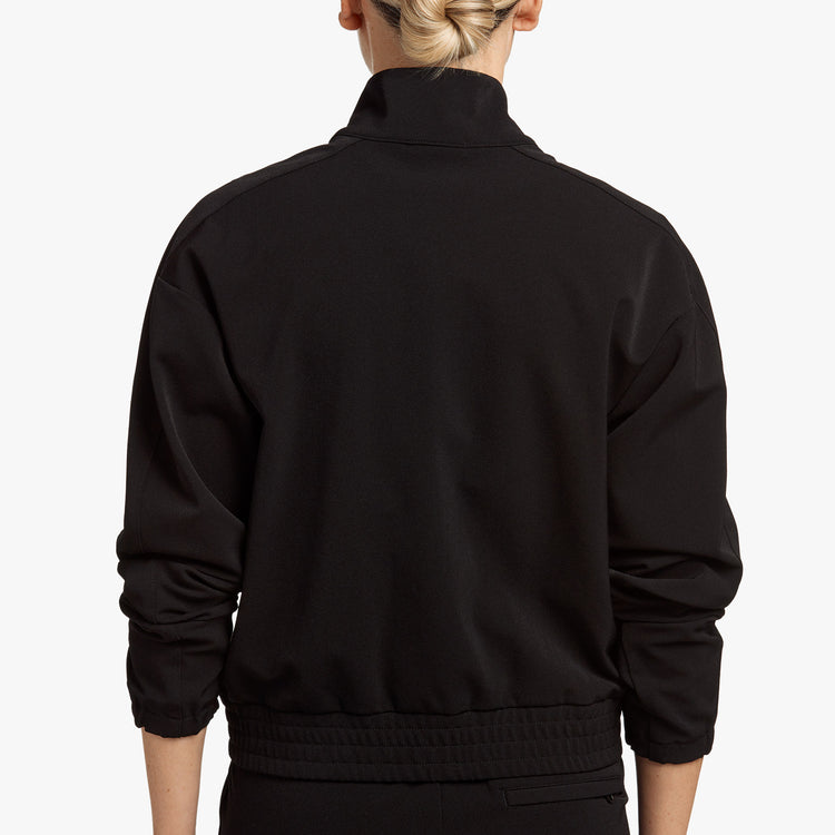 Nylon Merino Track Jacket In Black | James Perse Los Angeles