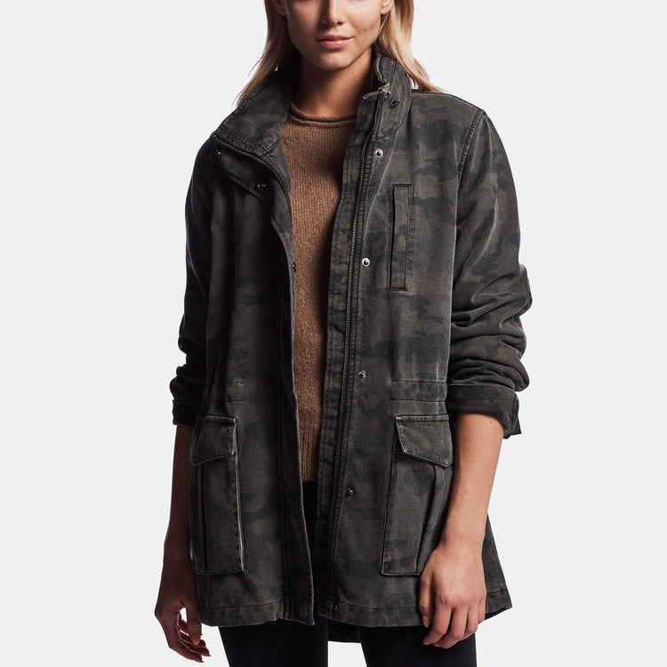 Camo Utility Jacket in Artillery Camo | James Perse Los Angeles