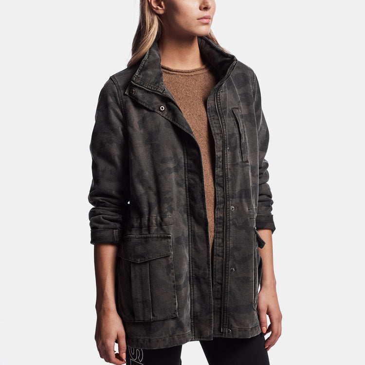 Camo Utility Jacket in Artillery Camo | James Perse Los Angeles
