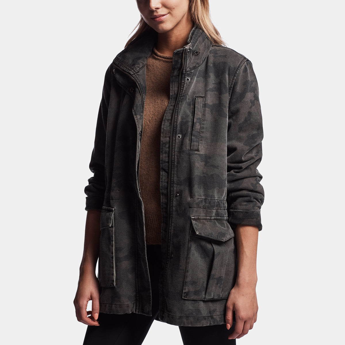 Camo Utility Jacket in Artillery Camo | James Perse Los Angeles