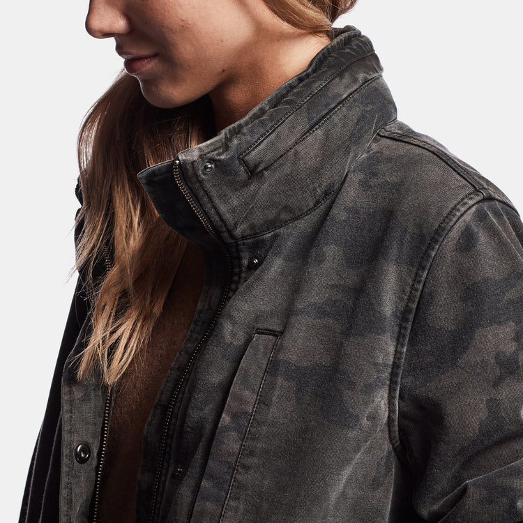 Camo Utility Jacket in Artillery Camo | James Perse Los Angeles