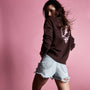 Grateful Dead Pullover Hoody in Black Cherry | James Perse Los Angeles