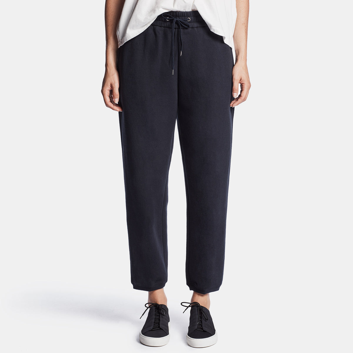 Recycled Double Knit Sweatpant In Navy | James Perse Los Angeles