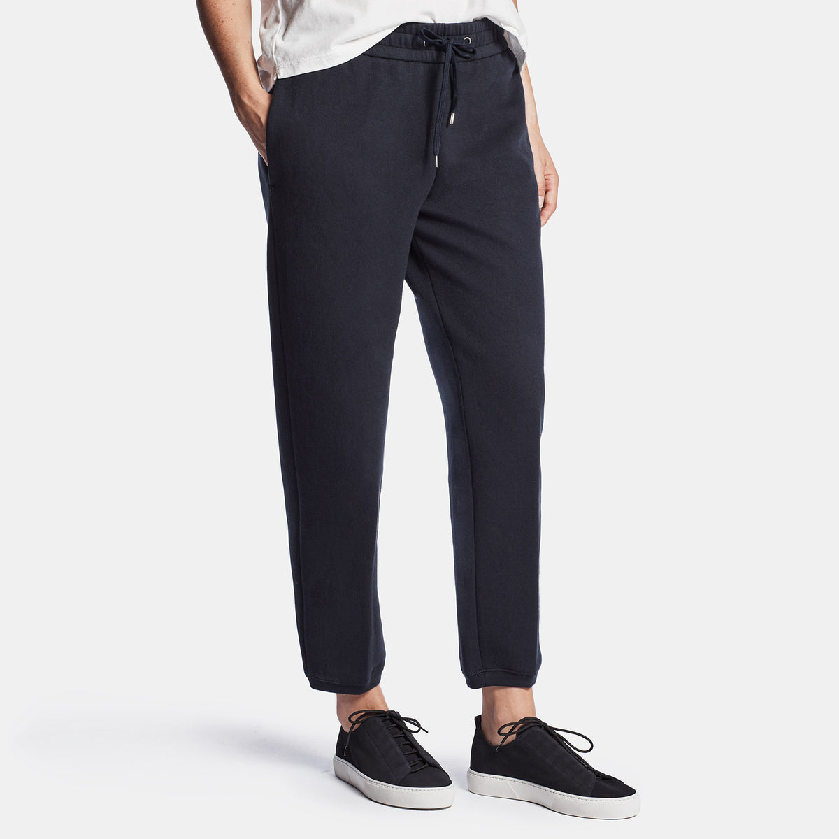 Recycled Double Knit Sweatpant In Navy | James Perse Los Angeles