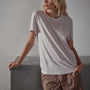 Recycled Lotus Jersey Knit Tee in Calamine | James Perse Los Angeles