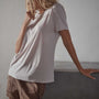 Recycled Lotus Jersey Knit Tee in Calamine | James Perse Los Angeles