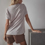 Recycled Lotus Jersey Knit Tee in Calamine | James Perse Los Angeles