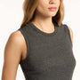 Rib Muscle Tank - Black | James Perse Los Angeles