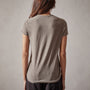 Sheer Slub Crew Neck Tee in Concrete | James Perse Los Angeles