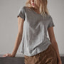 Sheer Slub Crew Neck Tee in Heather Grey | James Perse Los Angeles