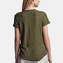 Sheer Slub Crew Neck Tee In Sergeant | James Perse Los Angeles