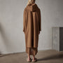 French Terry Hooded Coat in Acorn | James Perse Los Angeles 