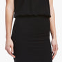 Stretch Jersey Blouson T Shirt Dress In Black | James Perse Los Angeles