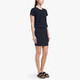 Stretch Jersey Blouson T Shirt Dress In French Navy | James Perse Los Angeles