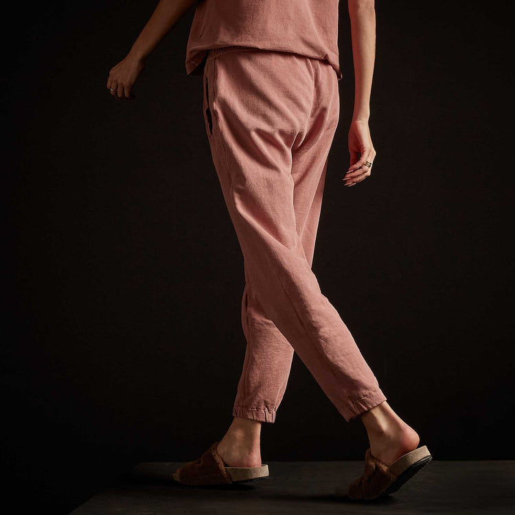 Vintage French Terry Relaxed Sweatpant - Old Rose Pigment | James Perse Los Angeles