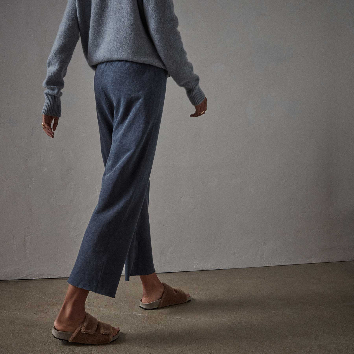 Vintage French Terry Cutoff Sweatpant - Deep Pigment | James Perse Los Angeles