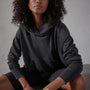 Vintage French Terry Cropped Hoody - Magma Pigment | James Perse Los Angeles